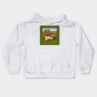 Badlands National Park with Bighorn Sheep Kids Hoodie